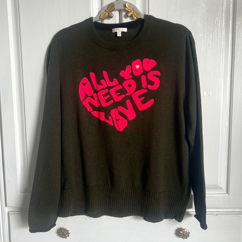 Lisa Todd Beatles Quote sweater